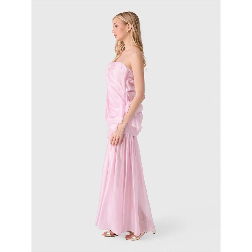 Revolve The Garment Gillian gown Strapless Pink Maxi Dress, US4/UK8 - Picture 5 of 14